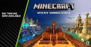 the minecraft with rtx beta is out now
