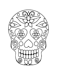 They're all free but limited for personal use only. Free Printable Day Of The Dead Coloring Pages For Kids And Adults Hess Un Academy
