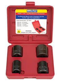4 Pc Lug Nut Remover Socket Set Ken Tool