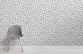 black white spotty speckle wallpaper