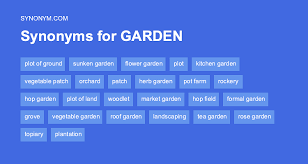 another word for garden synonyms