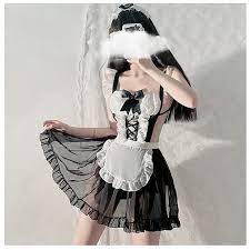 Amazon.co.jp: セクシー エプロン ノースリーブエクストリーム, アダルトコスチューム 大胆な情熱, メイド服 えっち  フェミニンな輝きを見せて : ファッション