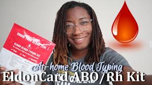blood type at home diy test kit