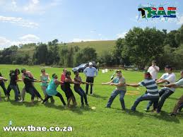 Team members should be generally fit. Tug Of War Team Building Exercise