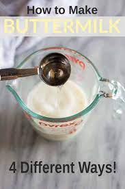 How To Make Buttermilk Recipe Buttermilk Substitute Recipe gambar png