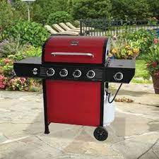 Barbecue gas grill with 6 burner. Backyard Grill 4 Burner Propane Gas Grill Red Burners Cooking Surface Red Sedona Front Panel Cooking Grids Makes Burgers Etc Amazon Ca Tools Home Improvement