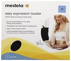 Details About Brand New Medela Easy Expression Bustier Size Medium Black