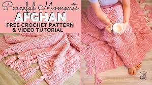 Whether you're looking for free baby blanket crochet patterns or free crochet afghan patterns for the winter season, you're sure to find a project that captures your style. Peaceful Moments Afghan Free Crochet Blanket Pattern Yay For Yarn