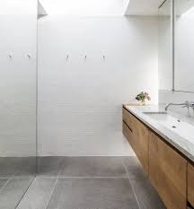 bathroom stone tile walls concrete