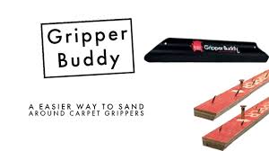 sand around carpet grippers