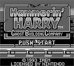 Image result for hammerin harry game boy