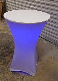 24 Or 30 Round Lighted Cocktail Table
