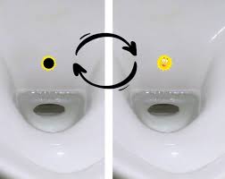 3 Colour Changing Urinal Stickers Sun