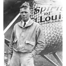 Charles Lindbergh With His Airplane The Spirit Of St. Louis Portrait (16 x  20) - Walmart.com - Walmart.com