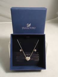 swarovski jewelry heart set gos