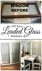 How To Create Faux Leaded Glass Windows