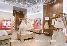 thiết kế shop thời trang mẹ và bé - Thicongaz - Thi công shop,cafe,công ty  chuyên nghiệp