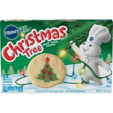 Since the cookie dough is ready to be baked, even the person who normally doesn't turn on the oven can master these cookies. Pillsbury Ready To Bake Christmas Tree Shape Sugar Cookies 24ct 11oz Target Christmas Sugar Cookies Pillsbury Christmas Cookies Christmas Tree Cookies