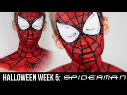 the amazing spiderman makeup