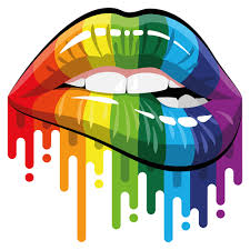 Komm, lass uns die welt bemalen. Wandtattoo Beauty Lippen In Regenbogenfarben Als Sexy Deko I Love Wandtattoo