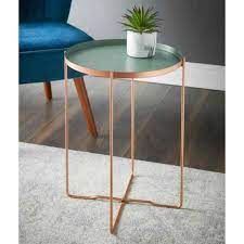 Deco Glam Side Coffee Table Copper