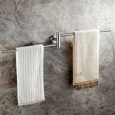 Bathroom Towel Rack Holder Swivel Rail