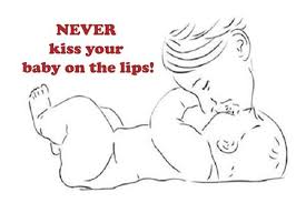 anyone kiss your baby on the lips kno