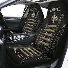 New Orleans Saints 2pcs Car Seat Cover