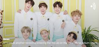 News Bts Album Makes It Into The Top 40 On The Uks