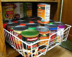 how to organize canned food