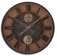 Uttermost Brown Simpson Starkey Clock