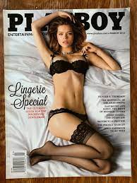 Playboy Magazine March 2013 Lingerie Special Hunter Thompson 