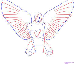 Simple Angel Wings Drawing At Getdrawings Com Free For