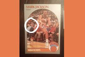 The cards you're referring to are a set of playing cards with unsolved murders/crimes. How Two Murderers Were Spotted On An Old Mark Jackson Trading Card