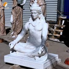 Hand Carved Life Size Buddha Sculpture