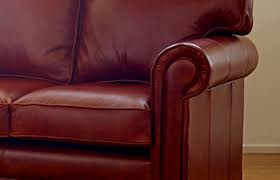 lincoln traditional leather sofa