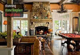 40 stone fireplace designs from classic