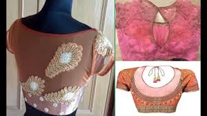 Simple And Beautiful Net Blouse Design Patterns Net Blouse Design Latest Saree Blouse Design