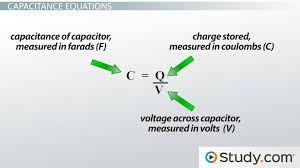 capacitance units formula