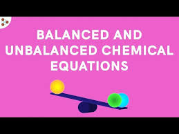 Unbalanced Chemical Equations