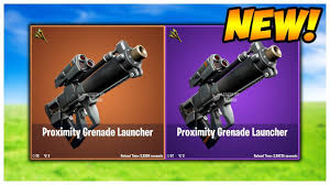 Grenades are throwable items that create an explosion a few seconds after being thrown. New Leaked Proximity Grenade Launcher Coming To Fortnite Fortnite New Grenade Launcher Obeyfrc Youtube