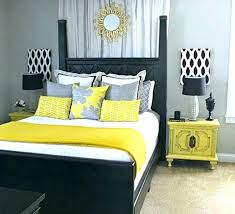 blue yellow grey bedroom and room