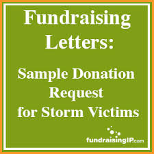 sle donation request letter storm