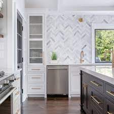 Farmhouse kitchen colors vary and will depend on your cabinetry, countertop, and rustic decor. 75 Beautiful Gray Kitchen Backsplash Pictures Ideas Houzz