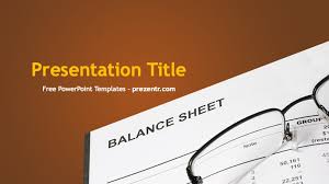 Powerpoint template silver pen laying on accounting sheet with. Free Balance Sheet Powerpoint Template Prezentr Ppt Templates