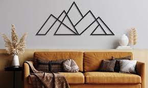 Large Mountain Wall Art Mountain Metal