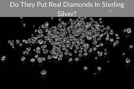 real diamonds in sterling silver