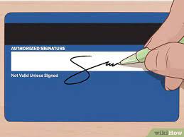 We did not find results for: How To Sign A Credit Card 7 Steps With Pictures Wikihow