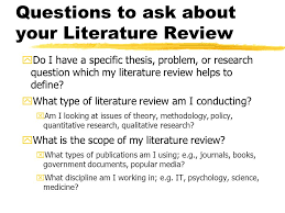 Example of literature review apa style