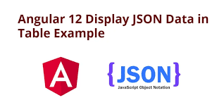 angular 12 display json data in table